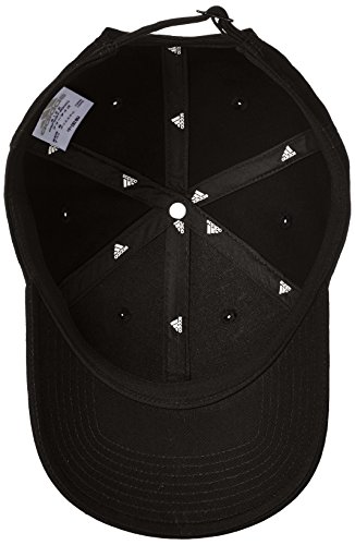 adidas 6P Cap Cotton Gorra de Tenis, Hombre, Negro (Negro/Negro/Blanco), M adidas 6P Cap Cotton Gorra de Tenis, Hombre, Negro (Negro/Negro/Blanco), M