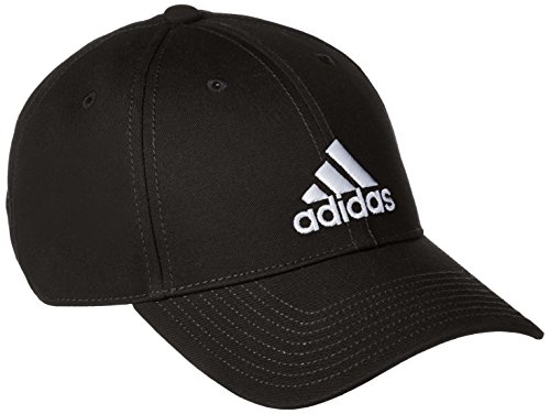 adidas 6P Cap Cotton Gorra de Tenis, Hombre, Negro (Negro/Negro/Blanco), M adidas 6P Cap Cotton Gorra de Tenis, Hombre, Negro (Negro/Negro/Blanco), M