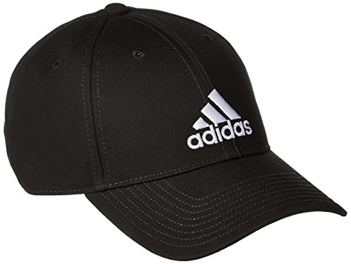 adidas 6P Cap Cotton Gorra de Tenis, Hombre, Negro (Negro/Negro/Blanco), M