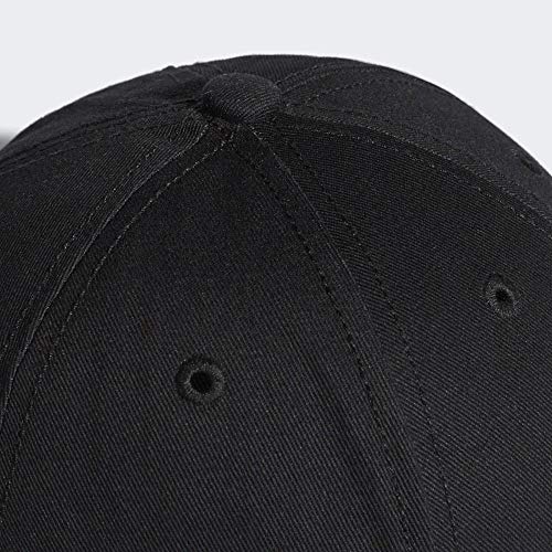 adidas 6P Cap Cotton Gorra de Tenis, Hombre, Negro (Negro/Negro/Blanco), M