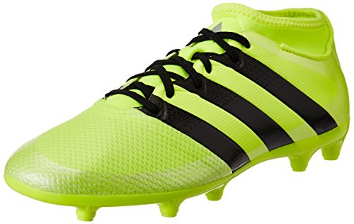 adidas Ace 16.3 Primemesh FG/AG, Botas de fútbol para Hombre, (Solar Yellow/Core Black/Silver Metallic), 42 EU