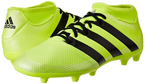 adidas Ace 16.3 Primemesh FG/AG, Botas de fútbol para Hombre, (Solar Yellow/Core Black/Silver Metallic), 42 EU