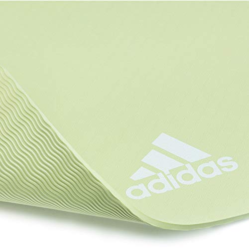 adidas ADYG-10100GN Colchonetas de Yoga, Adultos Unisex, Verde, 8 mm