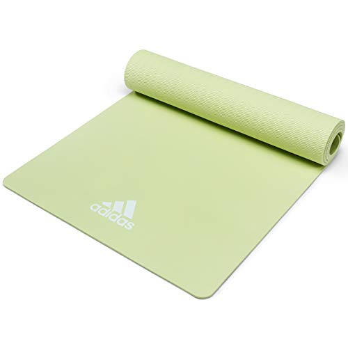 adidas ADYG-10100GN Colchonetas de Yoga, Adultos Unisex, Verde, 8 mm