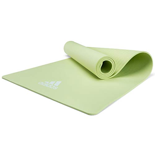 adidas ADYG-10100GN Colchonetas de Yoga, Adultos Unisex, Verde, 8 mm