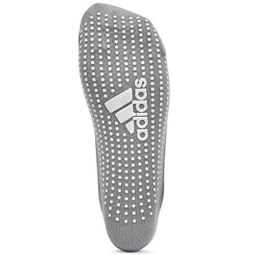 adidas ADYG-30102GR Calcetines de Yoga, Adultos Unisex, Gris, M/L-27-30 cm Largo del pie