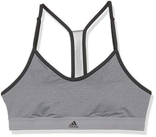 adidas All Me Heather - Sujetador Deportivo para Mujer, Mujer, Sujetador Deportivo con Soporte Ligero, CX5256, Gris, Small adidas All Me Heather - Sujetador Deportivo para Mujer, Mujer, Sujetador Deportivo con Soporte Ligero, CX5256, Gris, Small