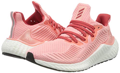 Adidas alphaboost w, Zapatillas para Correr Mujer, Glory Pink/Glory Red/Silver Met, 37 1/3 EU Adidas alphaboost w, Zapatillas para Correr Mujer, Glory Pink/Glory Red/Silver Met, 37 1/3 EU