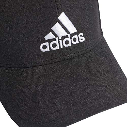 adidas Bballcap Lt Emb Gorra, Unisex Adulto, Black/Black/White, OSFW