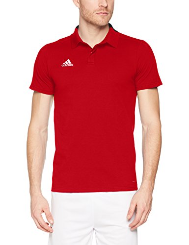 Adidas Con18 Co Polo Polo Shirt, Hombre, power red/black/white, S Adidas Con18 Co Polo Polo Shirt, Hombre, power red/black/white, S