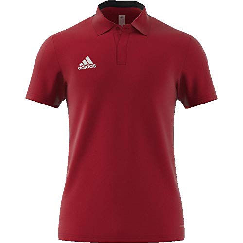 Adidas Con18 Co Polo Polo Shirt, Hombre, power red/black/white, S Adidas Con18 Co Polo Polo Shirt, Hombre, power red/black/white, S