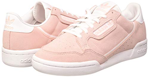 adidas Continental 80 J, Zapatillas de Gimnasio, Rosa Icey Pink F17 Grey One F17 FTWR White, 35.5 EU