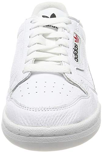 Adidas Continental 80, Zapatillas de Gimnasia Hombre, Blanco (FTWR White/Scarlet/Collegiate Navy FTWR White/Scarlet/Collegiate Navy), 42 EU