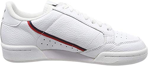 Adidas Continental 80, Zapatillas de Gimnasia Hombre, Blanco (FTWR White/Scarlet/Collegiate Navy FTWR White/Scarlet/Collegiate Navy), 42 EU