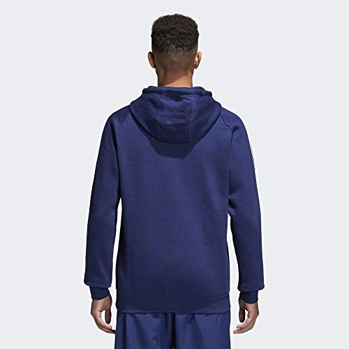 adidas CORE18 Hoody Sudadera con Capucha, Hombre, Azul (Azul/Blanco), 3XL