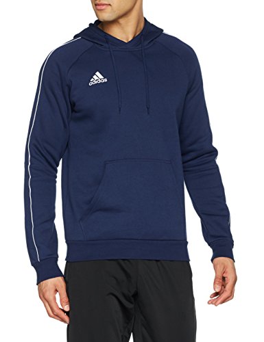 adidas CORE18 Hoody Sudadera con Capucha, Hombre, Azul (Azul/Blanco), 3XL adidas CORE18 Hoody Sudadera con Capucha, Hombre, Azul (Azul/Blanco), 3XL