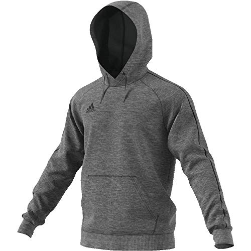 adidas CORE18 Hoody Sudadera con Capucha, Hombre, Gris (Gris/Negro), M