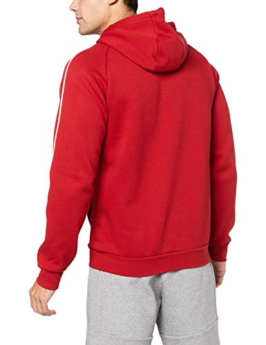 Adidas CORE18 Hoody Sudadera con Capucha, Hombre, Rojo (Rojo/Blanco), L