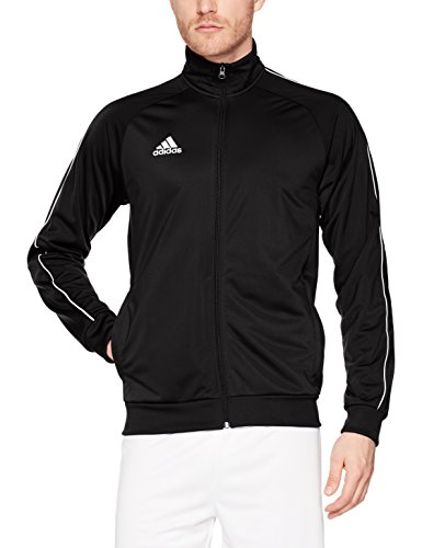 adidas Core18 PES Jkt Chaqueta, Hombre, Negro (Black/White), L