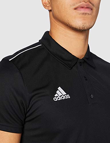 Adidas CORE18 POLO Polo shirt, Hombre, Black/ White, XL Adidas CORE18 POLO Polo shirt, Hombre, Black/ White, XL