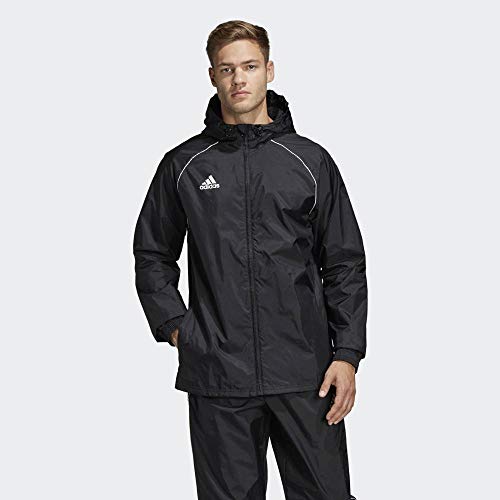 adidas CORE18 RN JKT Chaqueta Deportiva, Hombre, Negro (Black/White), L