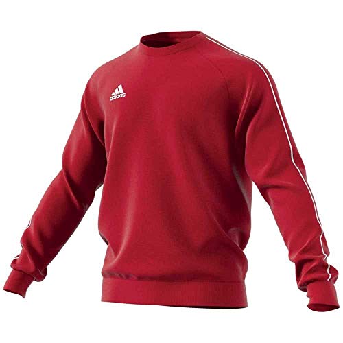 adidas CORE18 SW Top Sudadera, Hombre, Rojo (Rojo/Blanco), L adidas CORE18 SW Top Sudadera, Hombre, Rojo (Rojo/Blanco), L