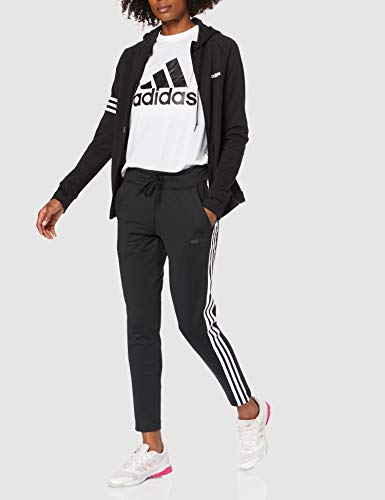 adidas D2M 3S Pant Pantalón de Deporte, Mujer, Negro(Black/White), XL