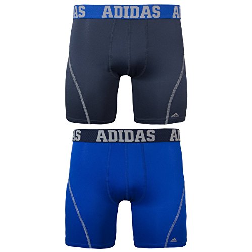 adidas de hombre rendimiento de deporte Climacool Boxer ropa interior (Pack de 2) - 103665, (Urban/Light Onyx)/(Bold Blue/Light Onyx)