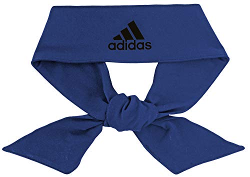 adidas Diadema Unisex Alphaskin con Lazo, Color Azul y Negro, Talla única