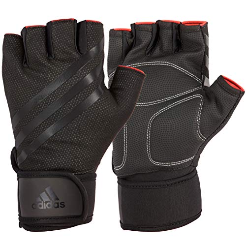 adidas Elite Training Guantes de Fitness, Adultos Unisex, Negro, XL-21.5-23 cm Alrededor de la Palma