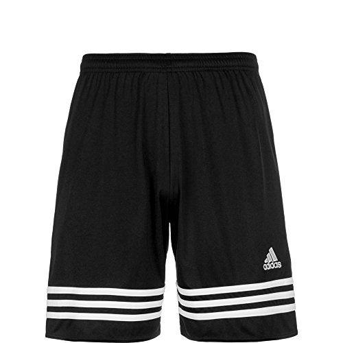 Adidas Entrada 14 - Pantalones cortos de fútbol para hombre, Negro (Black/White), Size 116