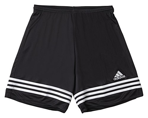Adidas Entrada 14 - Pantalones cortos de fútbol para hombre, Negro (Black/White), Size 116