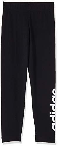 adidas Essential Linear Tight Girls Mallas, Niñas, Negro (Black/White), 13-14Y | 164