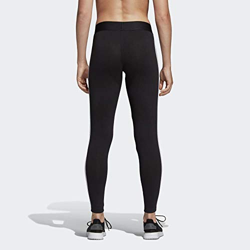 adidas Essentials 3 Bandas Tight Mallas, Mujer, Negro (Black/White), M