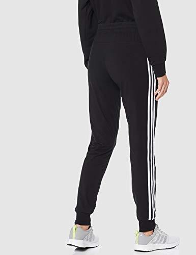 adidas Essentials 3-Stripes SPants W Pantalones de Deporte, Mujer, Negro (Black/White), XL adidas Essentials 3-Stripes SPants W Pantalones de Deporte, Mujer, Negro (Black/White), XL