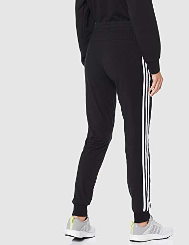 adidas Essentials 3-Stripes SPants W Pantalones de Deporte, Mujer, Negro (Black/White), XL