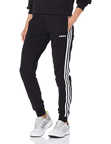 adidas Essentials 3-Stripes SPants W Pantalones de Deporte, Mujer, Negro (Black/White), XL