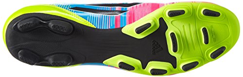 Adidas F5 TRX FG Lionel Messi - Zapatillas de fútbol para hombre weiß / lime / blau Talla:8.5 UK - 42.2/3 EU