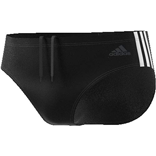 adidas Fitness 3 Bandas Bañador Slip, Hombre, Negro (Black/White), 2