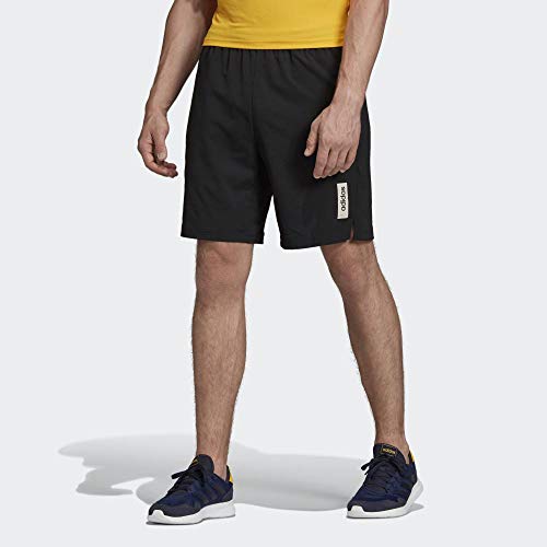 adidas Fitness Sht Brilliant Basics Pantalones Cortos de Deporte, Hombre, Negro (Black), L adidas Fitness Sht Brilliant Basics Pantalones Cortos de Deporte, Hombre, Negro (Black), L