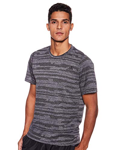 adidas FreeLift Engineered Heather tee Camiseta de Manga Corta, Hombre, Negro (Black), S adidas FreeLift Engineered Heather tee Camiseta de Manga Corta, Hombre, Negro (Black), S
