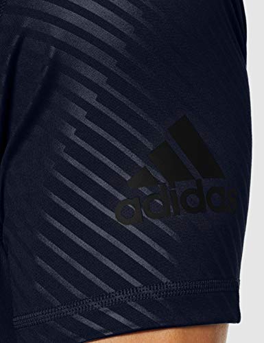 adidas Freelift Ultimate Embossed Camiseta, Hombre, Azul (Legend Ink), M