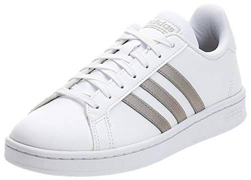 adidas Grand Court, Sneaker Womens, Footwear White/Platin Metallic/Footwear White, 36 EU adidas Grand Court, Sneaker Womens, Footwear White/Platin Metallic/Footwear White, 36 EU