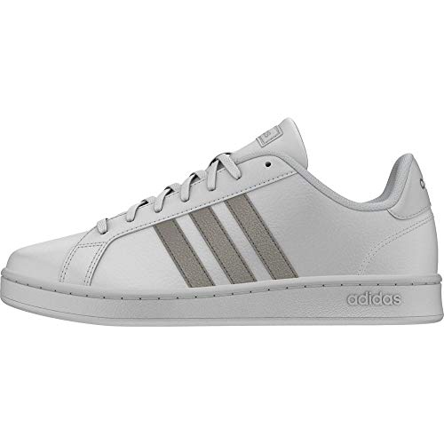 adidas Grand Court, Sneaker Womens, Footwear White/Platin Metallic/Footwear White, 36 EU