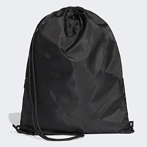 adidas Gymsack SP Bolsa de Deporte, Unisex Adulto, Black/Black/White, NS adidas Gymsack SP Bolsa de Deporte, Unisex Adulto, Black/Black/White, NS
