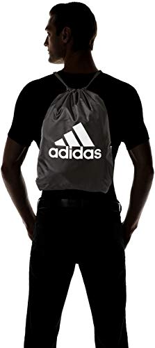 adidas Gymsack SP Bolsa de Deporte, Unisex Adulto, Black/Black/White, NS adidas Gymsack SP Bolsa de Deporte, Unisex Adulto, Black/Black/White, NS