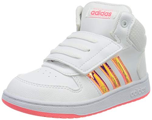 adidas Hoops Mid 2.0 I, Zapatillas, FTWBLA/FTWBLA/ROSSEN, 27 EU