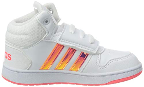 adidas Hoops Mid 2.0 I, Zapatillas, FTWBLA/FTWBLA/ROSSEN, 27 EU