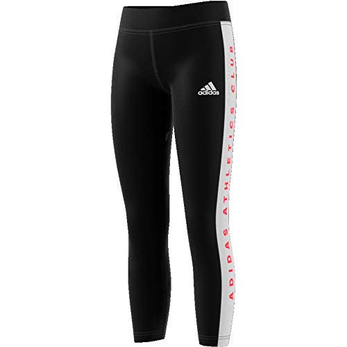 adidas Jg A Bold Tight Mallas, Niñas, Negro/Blanco, 164 (13/14 años)