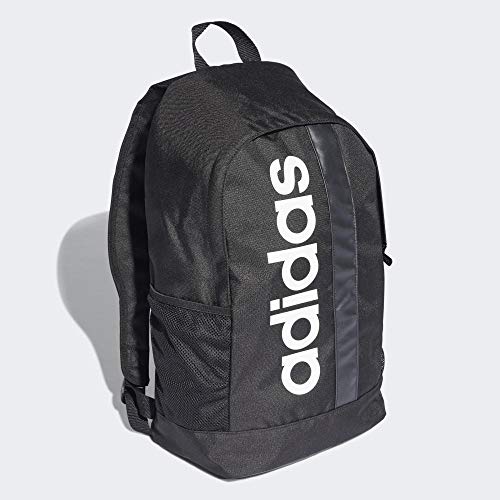 adidas Lin Core Bp Sports Backpack, Unisex adulto, black/black/white, NS adidas Lin Core Bp Sports Backpack, Unisex adulto, black/black/white, NS